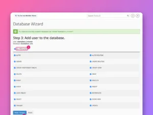 How to create a MySQL database in cPanel