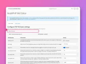How to change the PHP version and settings in cPanel